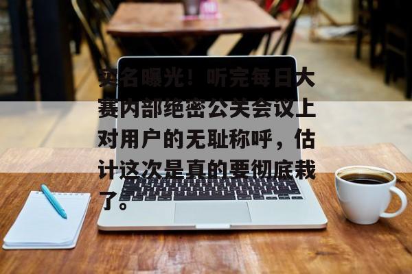 实名曝光！听完每日大赛内部绝密公关会议上对用户的无耻称呼，估计这次是真的要彻底栽了。