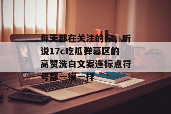 每天都在关注的你，听说17c吃瓜弹幕区的高赞洗白文案连标点符号都一模一样